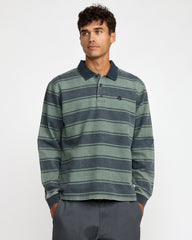 KSL Long Sleeve Polo - Balsam Green | RVCA outlet
