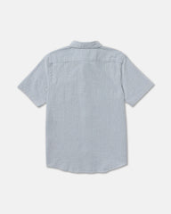 That'll Do Seersucker Short Sleeve Shirt - Vintage Navy | RVCA on sale