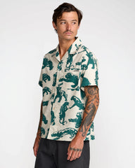 TJP All Over Short Sleeve Shirt - Ceramic | RVCA US