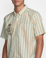Jacobs Archive Stripe Short Sleeve Shirt - Multi Stripe | RVCA sale