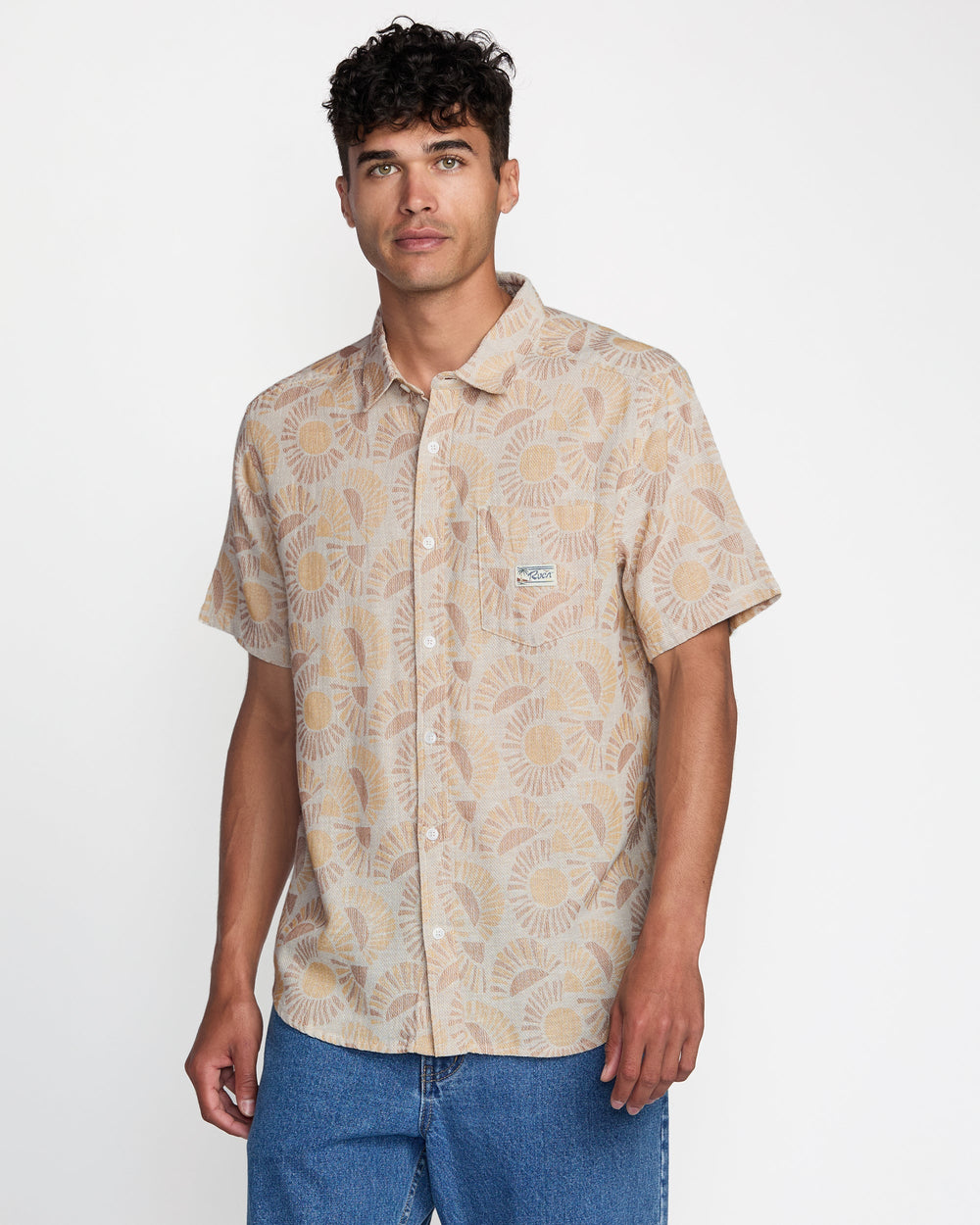 Exotica II Short Sleeve Shirt - Natural Sun | RVCA discount