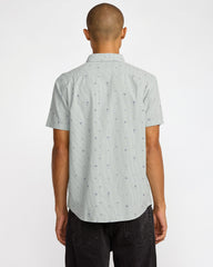 Exotica Seersucker Short Sleeve Shirt - Green Tea | RVCA near me