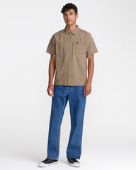 Breezy Short Sleeve Shirt - Coyote | RVCA on sale