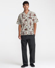 Wasteland Short Sleeve Shirt - Natural | RVCA discount