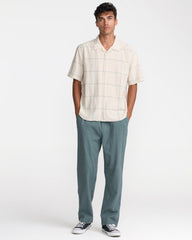 VAcancy Plaid Short Sleeve Shirt - Ceramic | RVCA sale