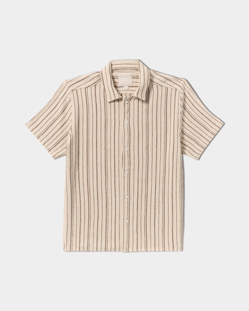 Vacancy Stripe Short Sleeve Shirt - Ceramic | RVCA for sale