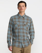 VAcancy Flannel Long Sleeve Shirt - Lead | RVCA online