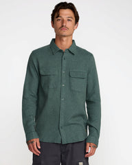 Dayshift Flannel - Balsam Green | RVCA discount