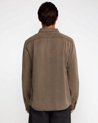 Mel G Moon Flower Long Sleeve Shirt - Mushroom | RVCA on sale