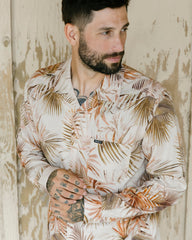 Mel G Palm Long Sleeve Shirt - Khaki | RVCA outlet