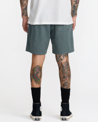 Sands Elastic 17" Shorts - Balsam Green | RVCA for sale