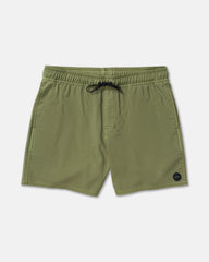 VA Pigment Elastic Short Trunk 16" - Martini Olive | RVCA outlet