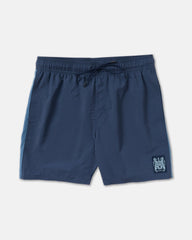 Crest Elastic 17" Shorts - Moody Blue | RVCA for sale