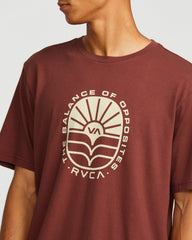 AG Seal Short Sleeve Tee - Red Earth | RVCA online