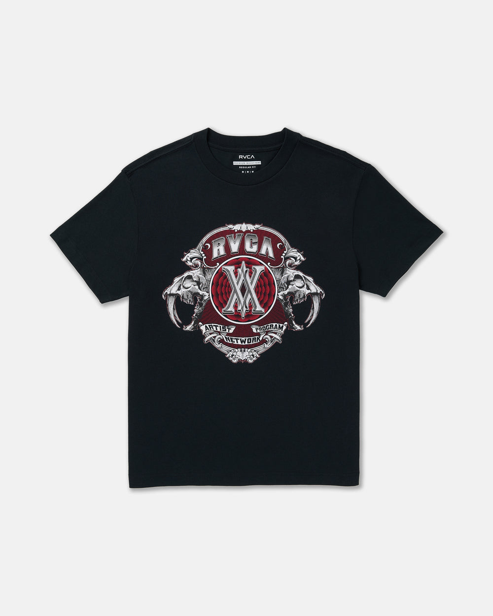 Saber Short Sleeve Tee - Black | RVCA sale