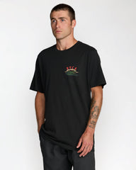 Welcome To RVCA Short Sleeve Tee - Pirate Black | RVCA near me