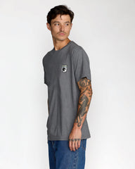 Pantero Short Sleeve Tee - Smoke | RVCA on sale
