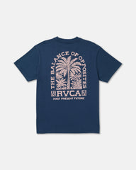 Palmgrove Tee - Moody Blue | RVCA discount