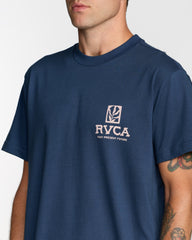 Palmgrove Tee - Moody Blue | RVCA discount