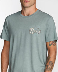 Corral Short Sleeve Tee - Lead | RVCA online