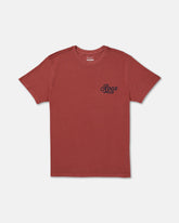 Emscript Short Sleeve Tee - Dusty Red | RVCA for sale