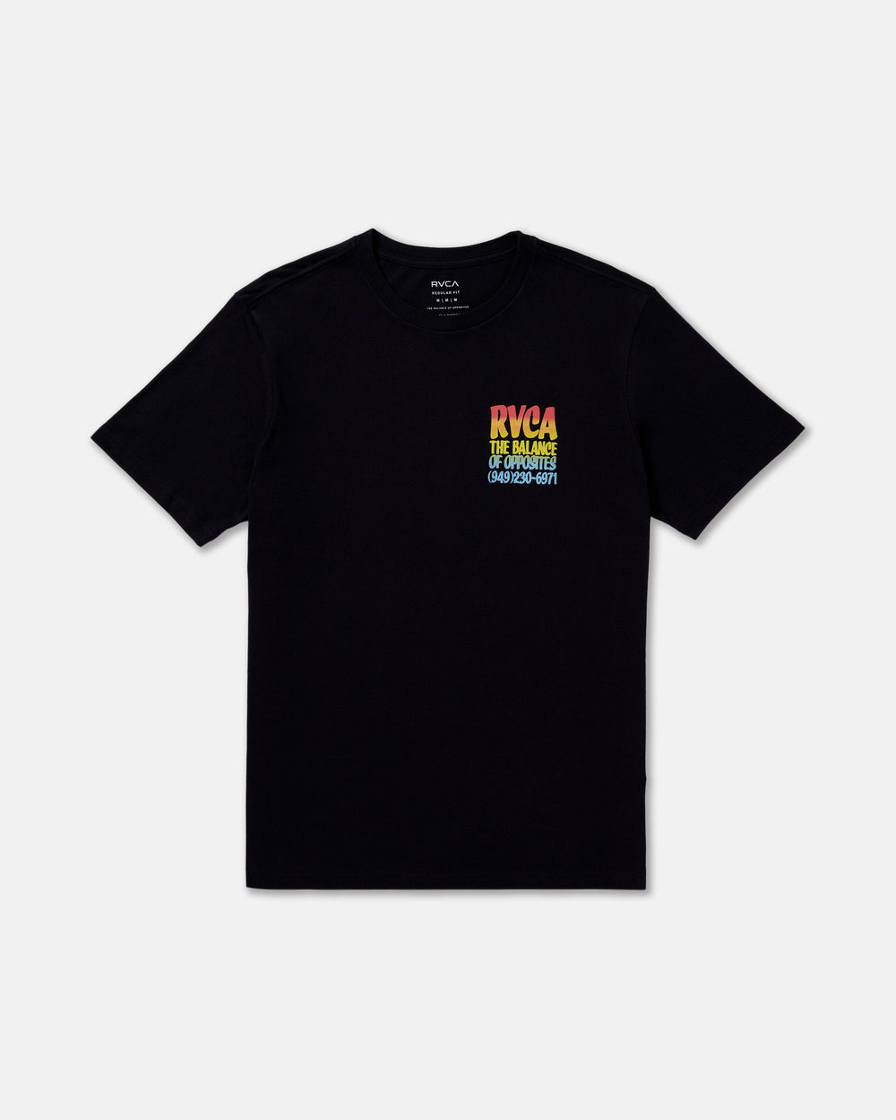 Screen Fade Short Sleeve Tee - Black | RVCA near me