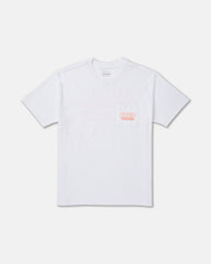 RVCA Fasteners Pocket Short Sleeve Tee - White | RVCA outlet