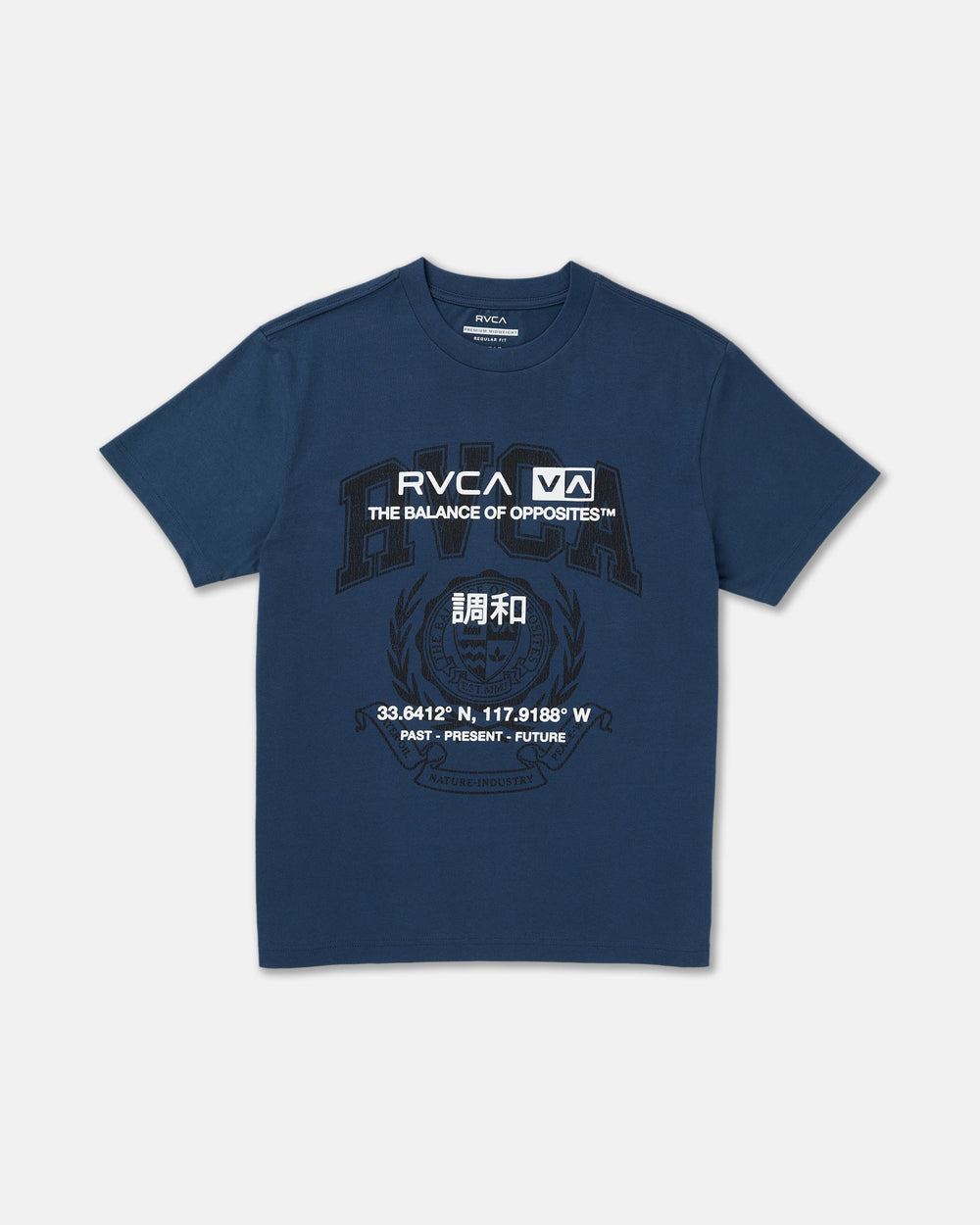 Unitext Short Sleeve Tee - Moody Blue | RVCA online