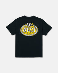 Speed Check Short Sleeve Tee - Black | RVCA sale