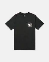 Glitch Short Sleeve Tee - Pirate Black | RVCA sale