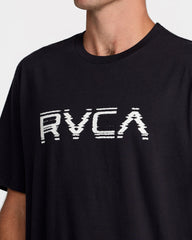 Big RVCA Glitch Short Sleeve Tee - Black | RVCA discount