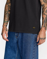 Midweight Label Short Sleeve Tee - Black | RVCA US
