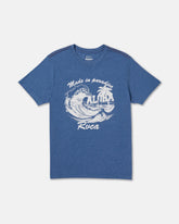 Made In Paradise Short Sleeve Tee - Indigo | RVCA for sale