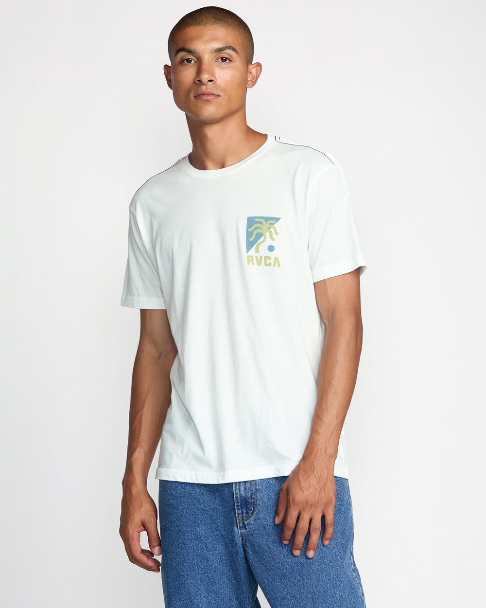 Nate Harbor Short Sleeve Tee - Antique White | RVCA near me