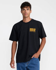 Demo Short Sleeve Tee - Black | RVCA outlet