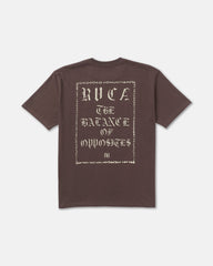 Dark Link Short Sleeve Tee - Mocha | RVCA for sale