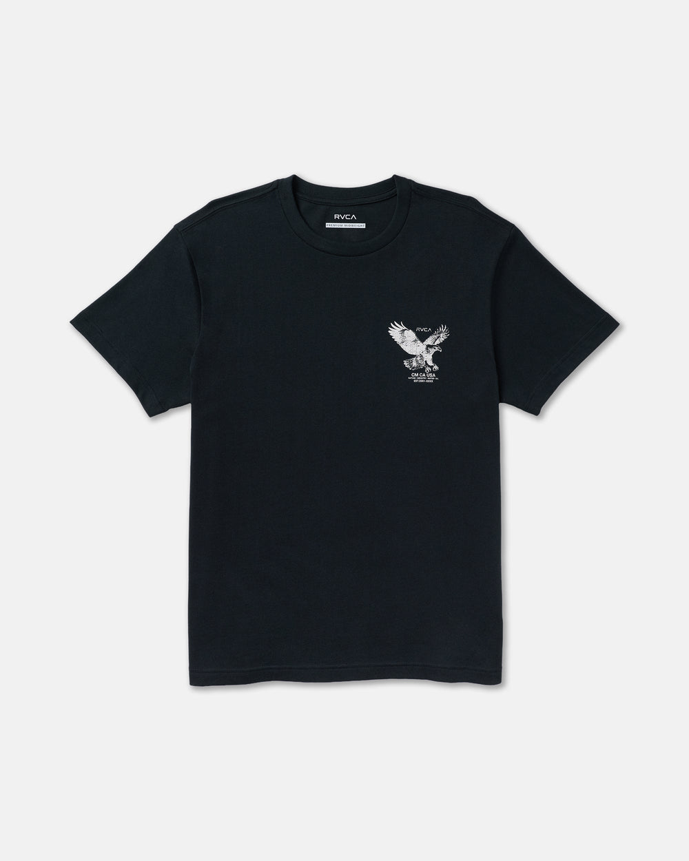 Soaring Short Sleeve Tee - Black | RVCA discount