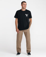 Soaring Short Sleeve Tee - Black | RVCA discount
