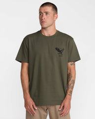 Soaring Short Sleeve Tee - Fatigue | RVCA on sale