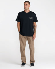 Hex Filigre Short Sleeve Tee - Black | RVCA sale