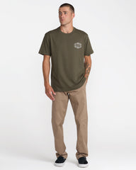 Hex Filigre Short Sleeve Tee - Fatigue | RVCA sale