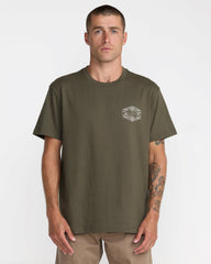 Hex Filigre Short Sleeve Tee - Fatigue | RVCA sale
