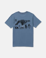Endo Bones Short Sleeve Tee - Vintage Navy | RVCA US