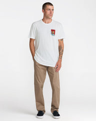 Live Bait Short Sleeve Tee - Antique White | RVCA sale