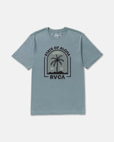 Hawaii Headstone Short Sleeve Tee - Lead | RVCA online
