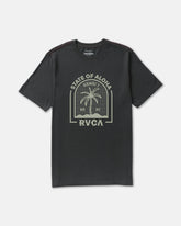 Hawaii Headstone Short Sleeve Tee - Pirate Black | RVCA discount