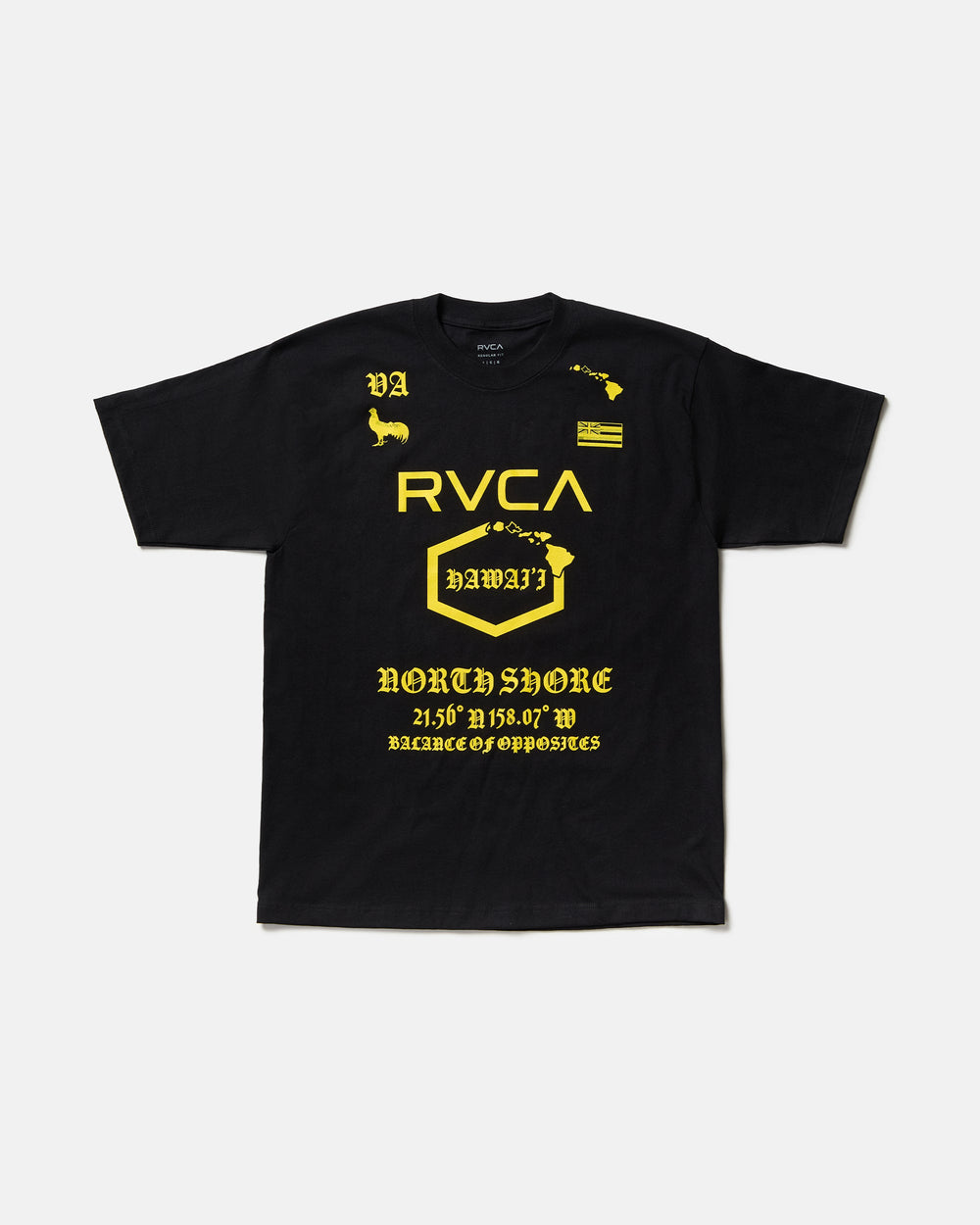 North Shore Benefit Tee - Black | RVCA US