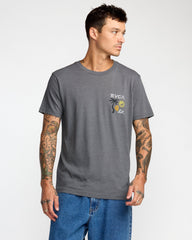 Deep Think Short Sleeve Tee - Smoke | RVCA online
