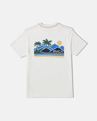 Palm Trail Short Sleeve Tee - Antique White | RVCA near me