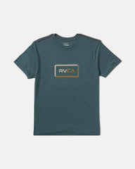 Bonded Short Sleeve Tee - Duck Blue | RVCA discount